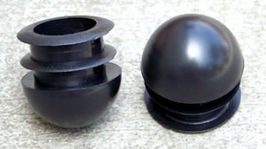 domed caps round